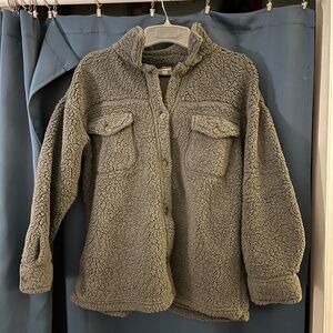 Green longsleve shacket 32 Degrees